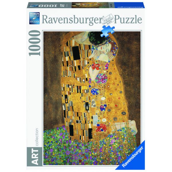 Puzzle da 1000 Pezzi - Art Collection: Klimt, Il Bacio