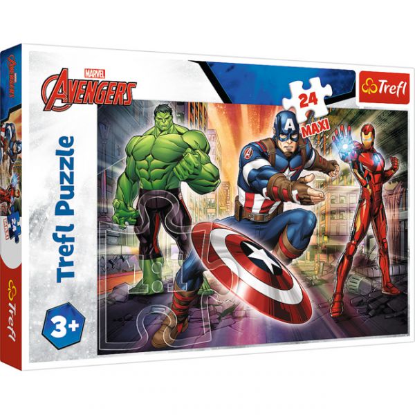 24 Piece Maxi Puzzle - Avengers: In the World of Avengers