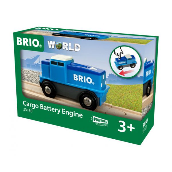 BRIO Battery-powered freight train locomotive