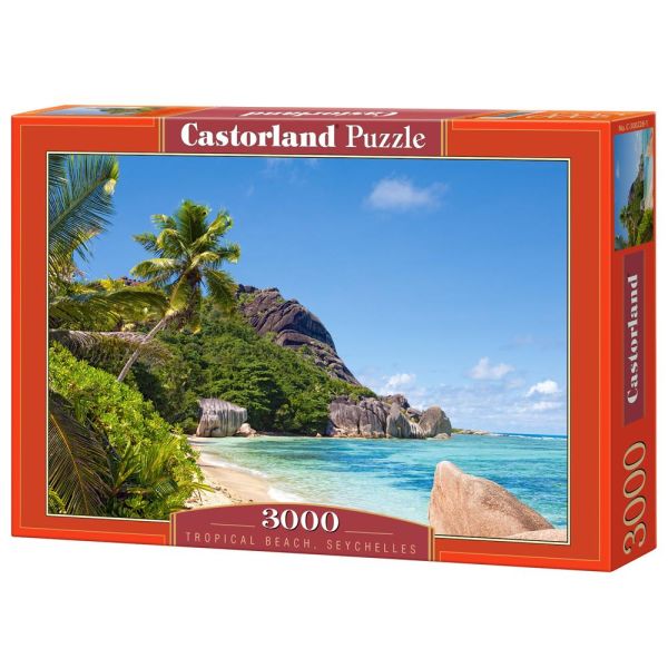 Puzzle 3000 Pezzi - Tropical Beach, Seychelles