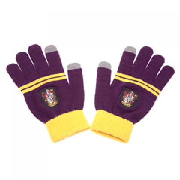Harry Potter: Gryffindor Touch Gloves (Purple - Gold)