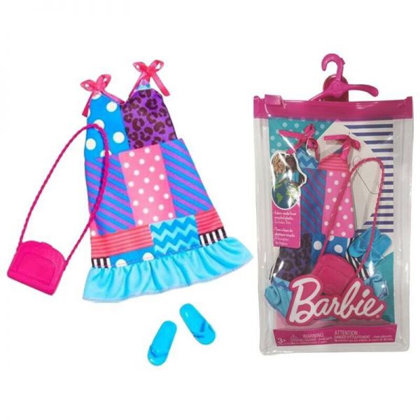 Barbie Complete Fashion Pack - Abito Patchwork