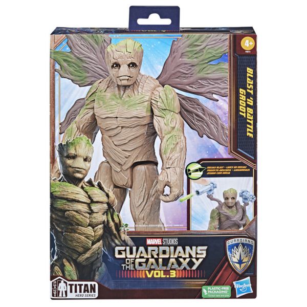 Guardiani della Galassia - Personaggio Titan Hero: Groot con Accessori