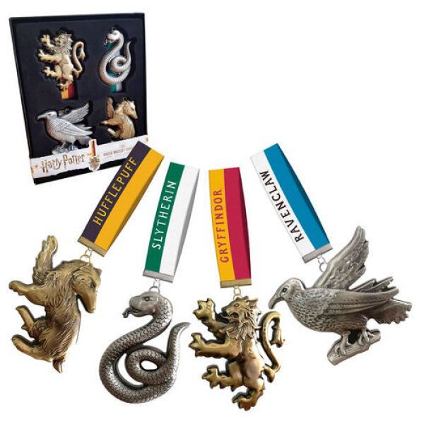 Set of ornaments of the 4 Houses - Harry Potter