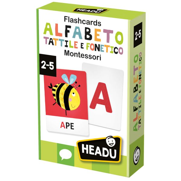 Flashcards Montessori Tactile and Phonetic Alphabet