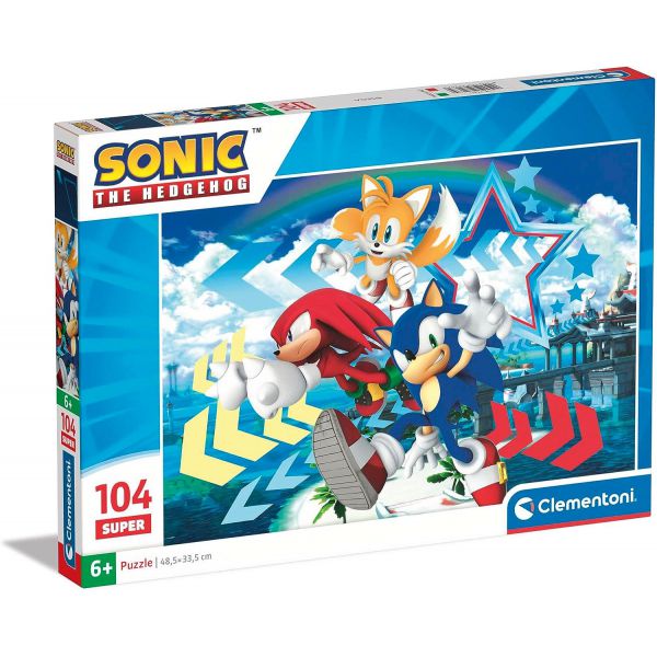 104 Piece Jigsaw Puzzle - Sonic