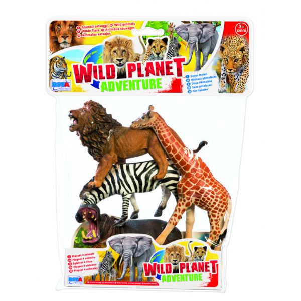 Wild Planet Adventure - Busta 4 Animali Selvaggi
