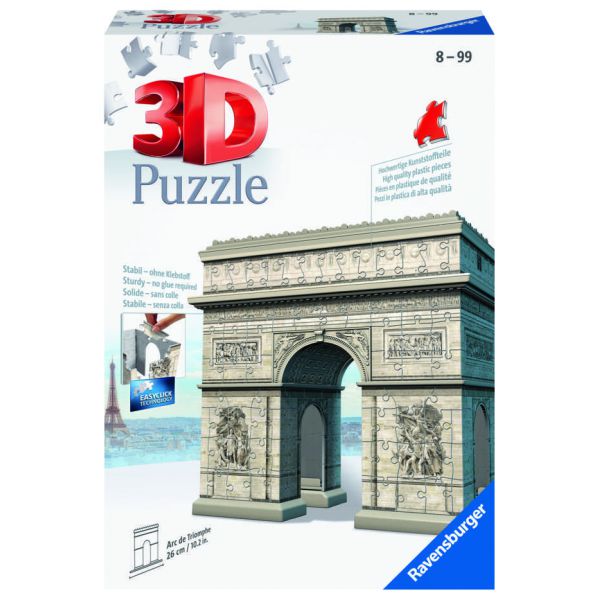 216 Piece 3D Puzzle - Arc de Triomphe