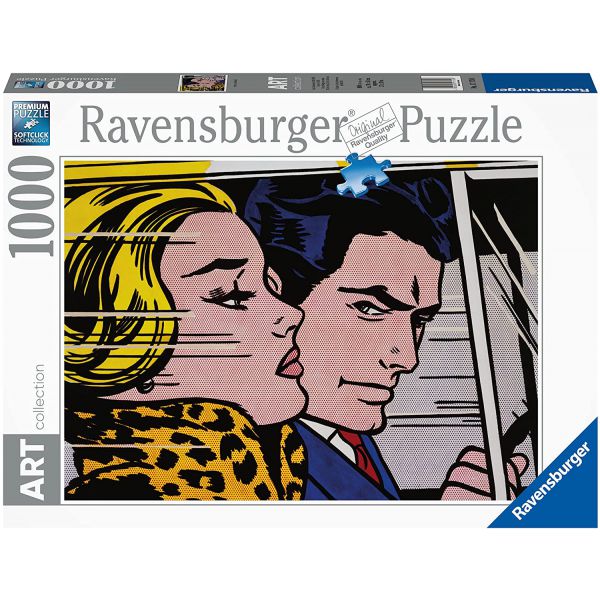 Puzzle da 1000 Pezzi Art Collection - Lichtenstein: In the Car