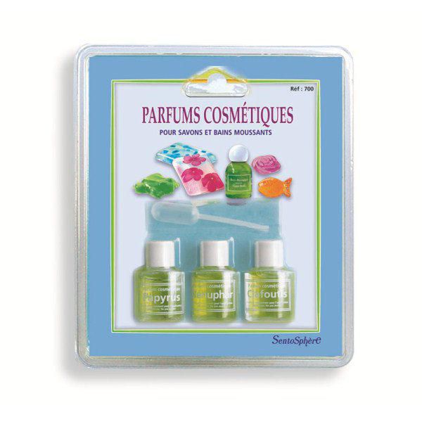 Blister Pack of 3 Perfumes - Floral, Water Lily, Clafouti