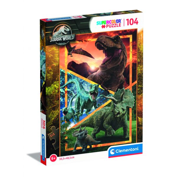  Jurassic World - 104 pezzi SUPER