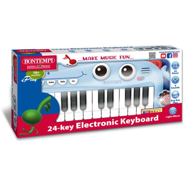 24 key keyboard.