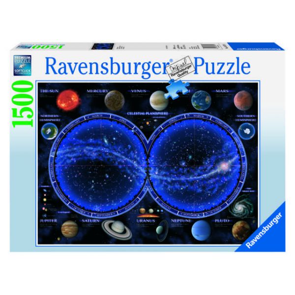 1500 Piece Puzzle - Celestial Planisphere