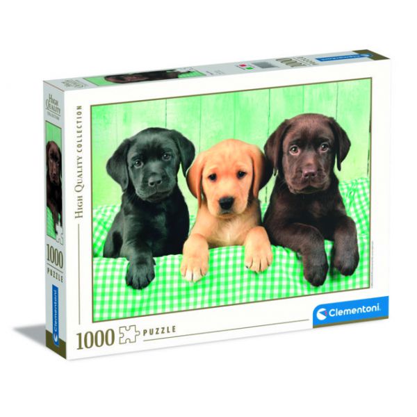 1000 Piece Puzzle - The Three Labradors