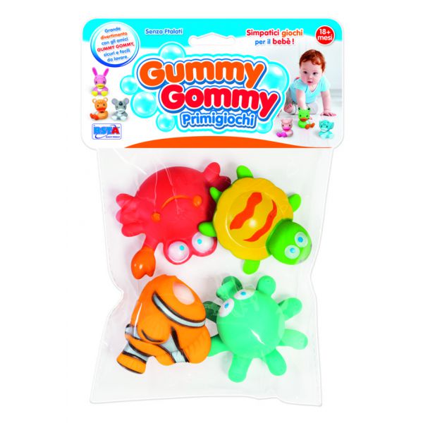 Gummy Gommy - Busta 4 Animali Acquatici