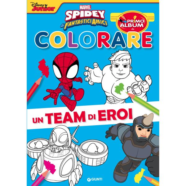 First coloring book Marvel Spidey and his amazing friends