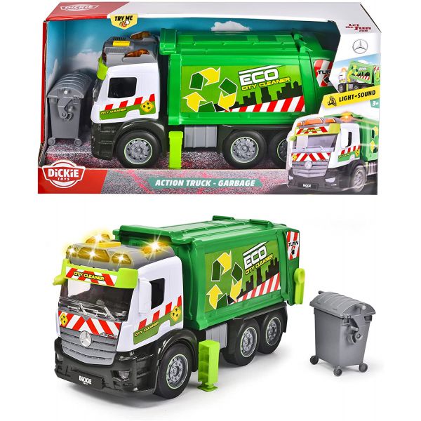 Mercedes Action Truck Waste Truck cm. 26 with lights and sounds