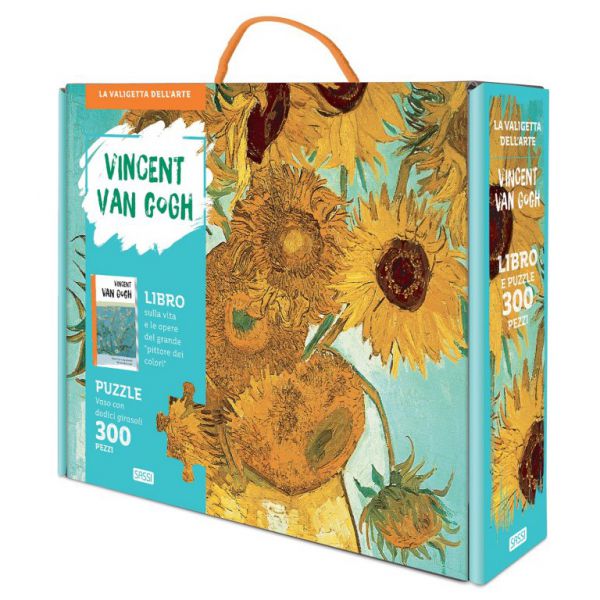 The Briefcase of Art. Vincent Van Gogh - Vase with Docici Sunflowers