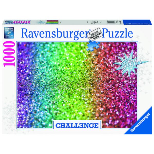 1000 Piece Puzzle - Challenge: Glitter