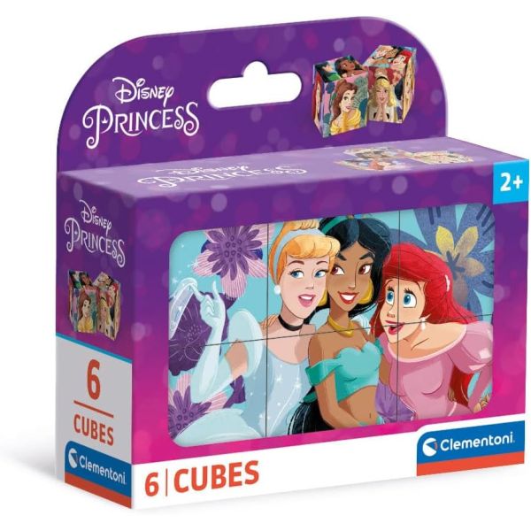 Cubi 6 Pezzi - Disney Princess