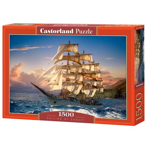 Puzzle 1500 Pezzi - Sailing at Sunset