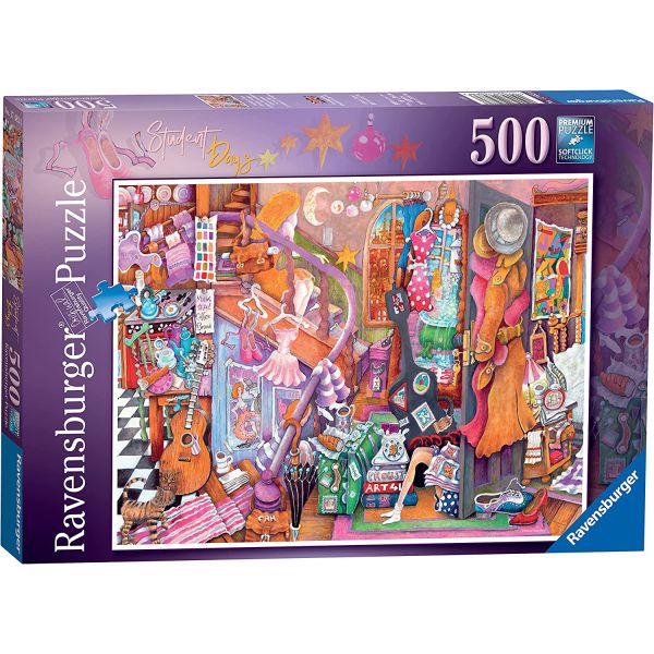 Puzzle 500 pcs - The student&#39;s room