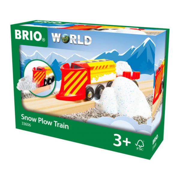 BRIO Snowplow train