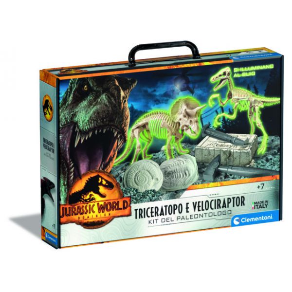 Jurassic World 3 - Triceratopo + Velociraptor