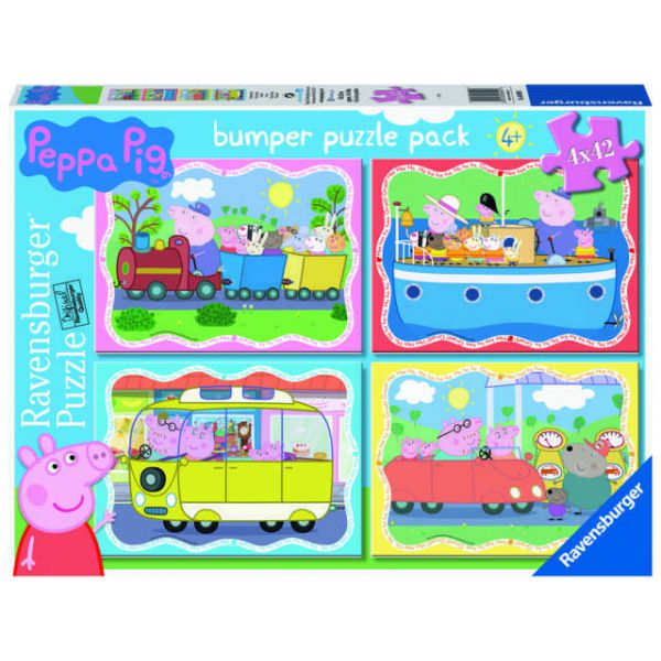 4 42 Piece Puzzle Bumper Pack - Peppa Pig
