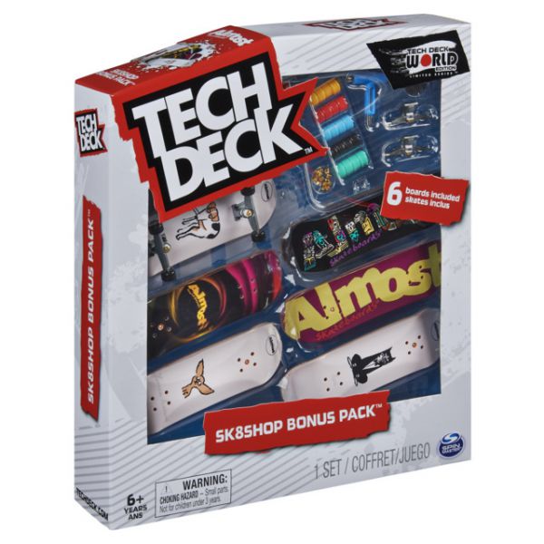 Tech Deck Pack Deluxe Da 6 Skate (1 Modello Assortito Casualmente)