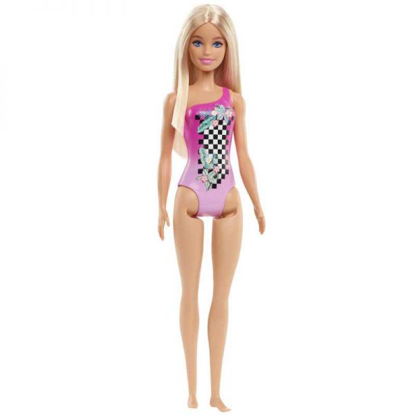 Barbie - Beach: Costume Fucsia e Capelli Biondi