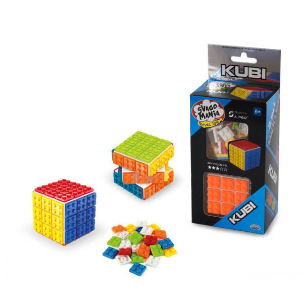 Svagomania - Kubi 2 in 1. Popular game, in decomposable version and bricks compatible with the best building brands.