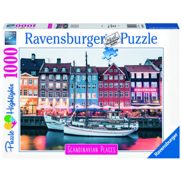 1000 Piece Puzzle - Copenhagen, Denmark