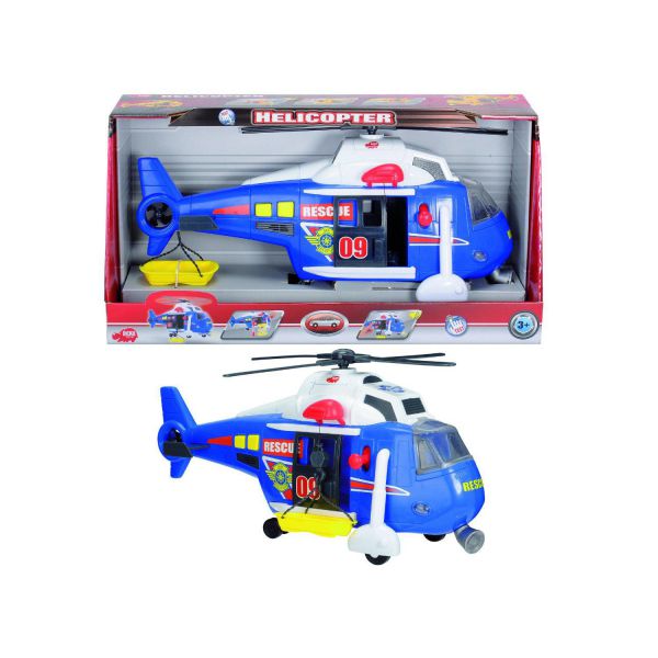 Dickie Action Series - 41 cm Rescue Helicopter with Lights and Sounds