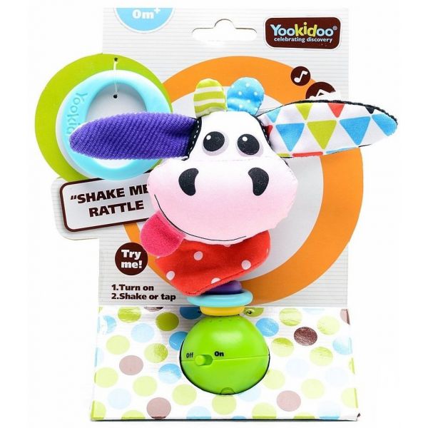 Yookidoo - 'Shake me' Rattle - Cow