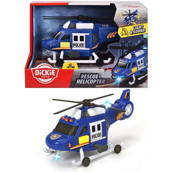 City Heroes Helicopter cm. 18, lights and sounds, the blades move