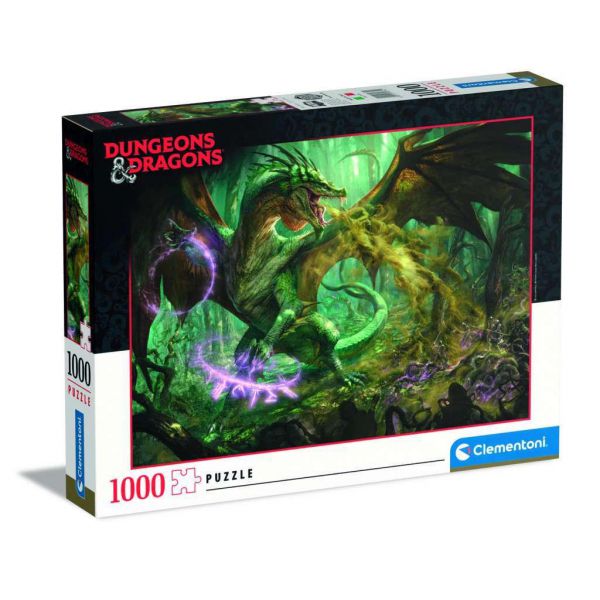 1000 Piece Puzzle - Dungeons &amp; Dragons: Green Dragon