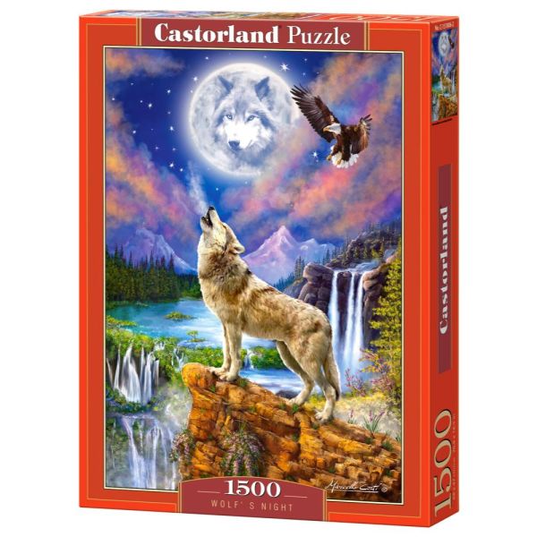 Puzzle 1500 Pezzi - Wolf's Night