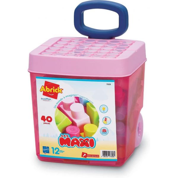 Les Maxi Trolley Pink 40 pieces