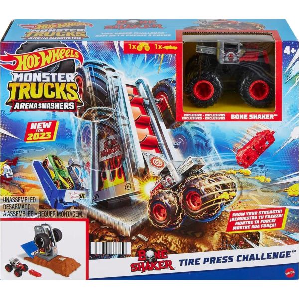 Hot Wheels - Monster Trucks: Tire Press Challenge