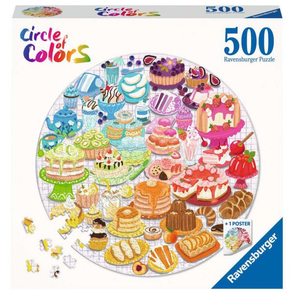 Puzzle da 500 Pezzi - Circle of Colors : Dessert
