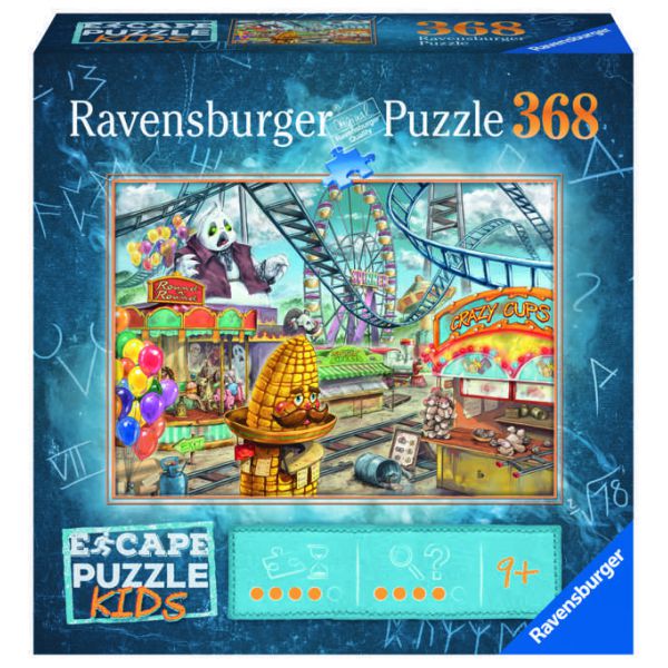 368 Piece Kids Escape Puzzle - The Amusement Park