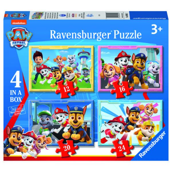 4 Puzzle in 1 - Paw Patrol