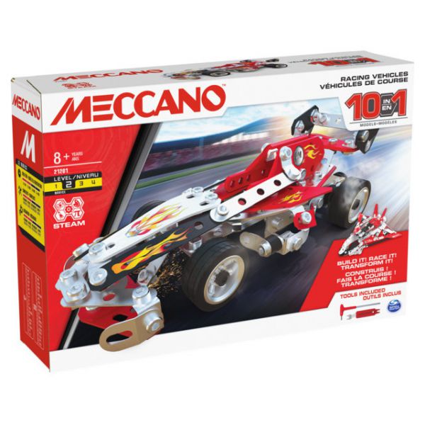 Meccano - Multi Model 10 In 1: Race Vehicles