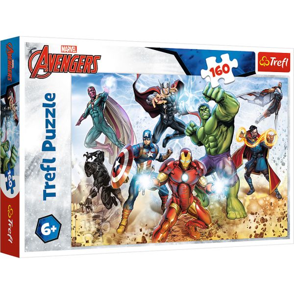 Puzzle da 160 Pezzi - Avengers: Pronti a Salvare il Mondo