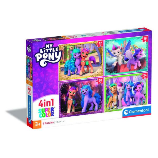 4 Puzzle in 1 - My Little Pony