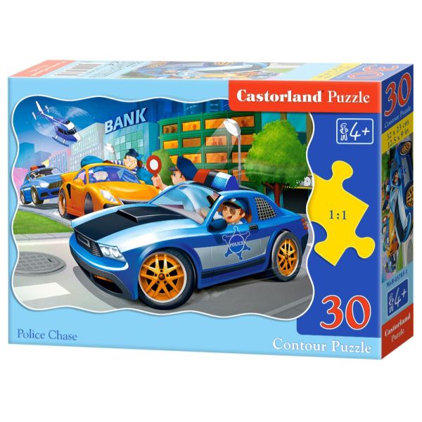 30 Piece Puzzle - Police Chase