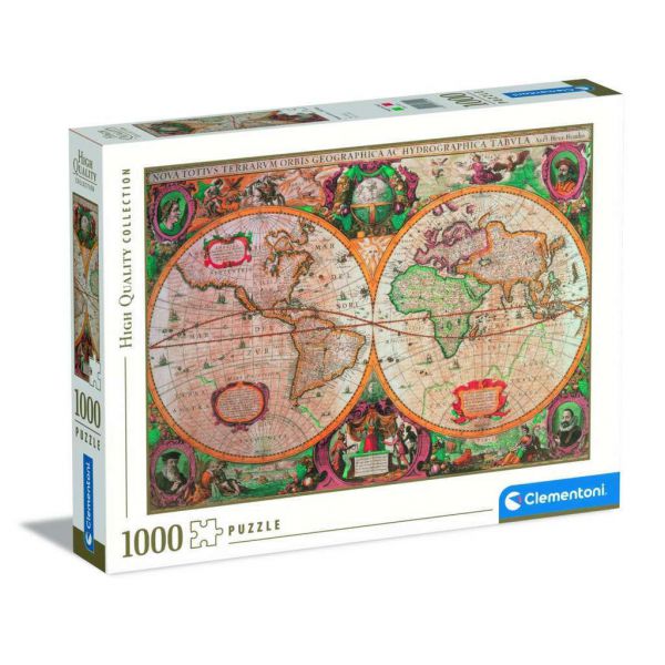 1000 Piece Puzzle - Old-Map