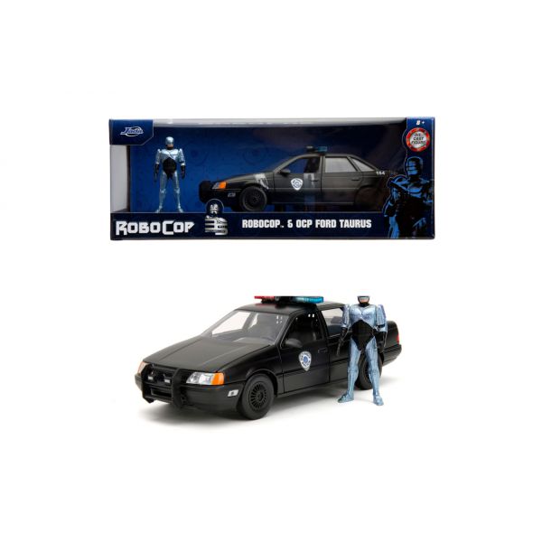 Robocop 1986 Ford Taurus 1:24 1986 Ford Taurus die-cast, freewheeling action, opening parts, figure included