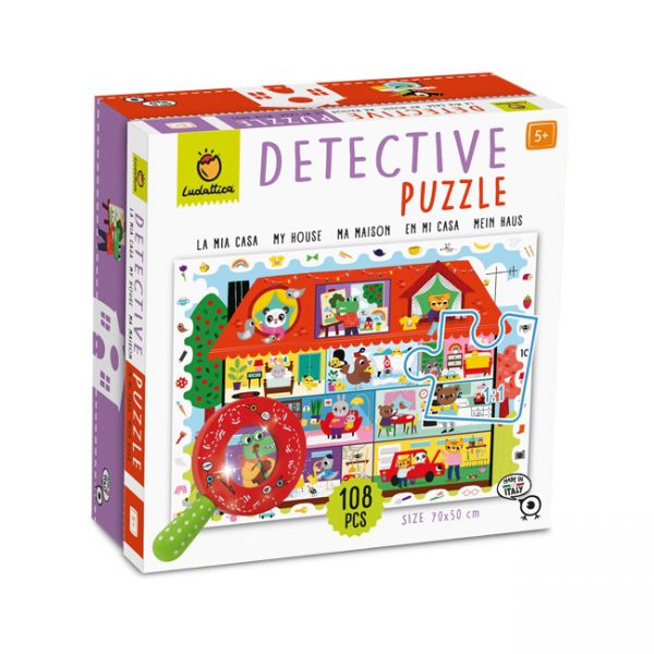  Puzzle da 108 Pezzi - Baby Detective: La mia casa